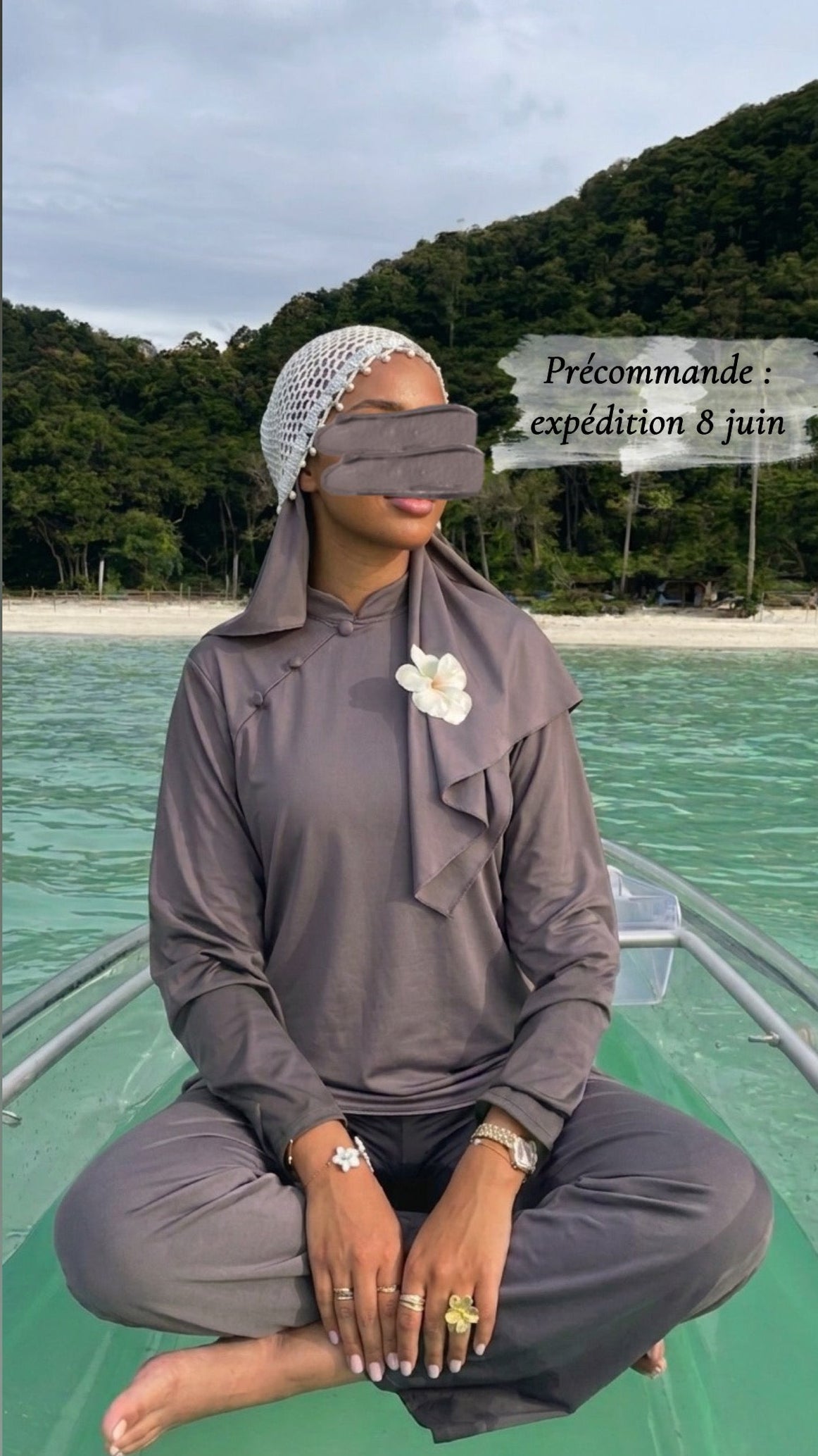 Burkini Élégance - Taupe