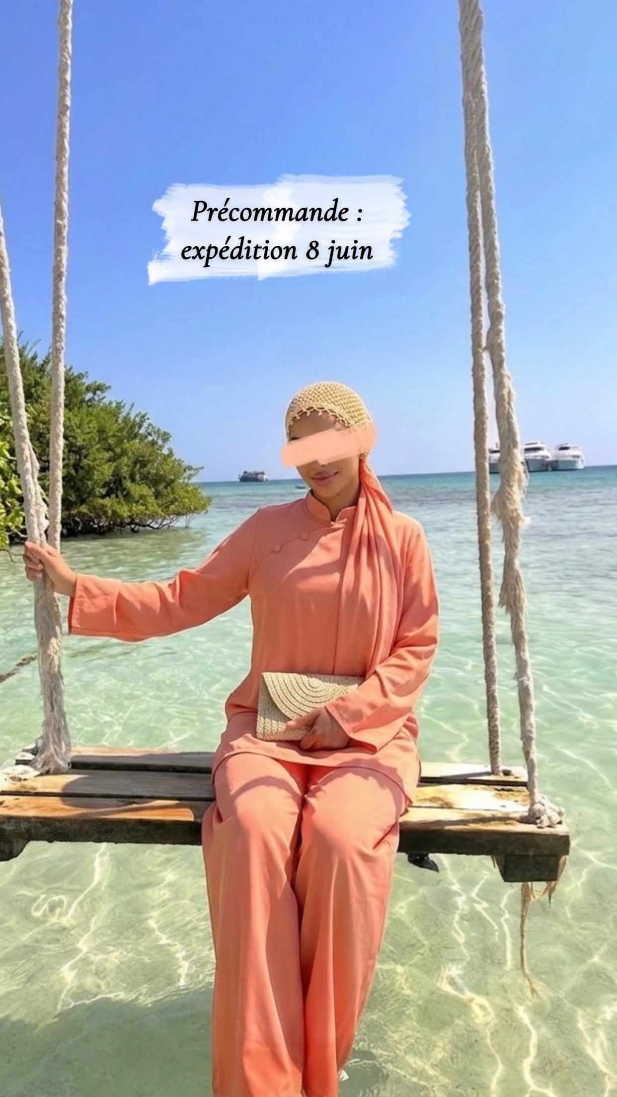 Burkini Élégance - pêche