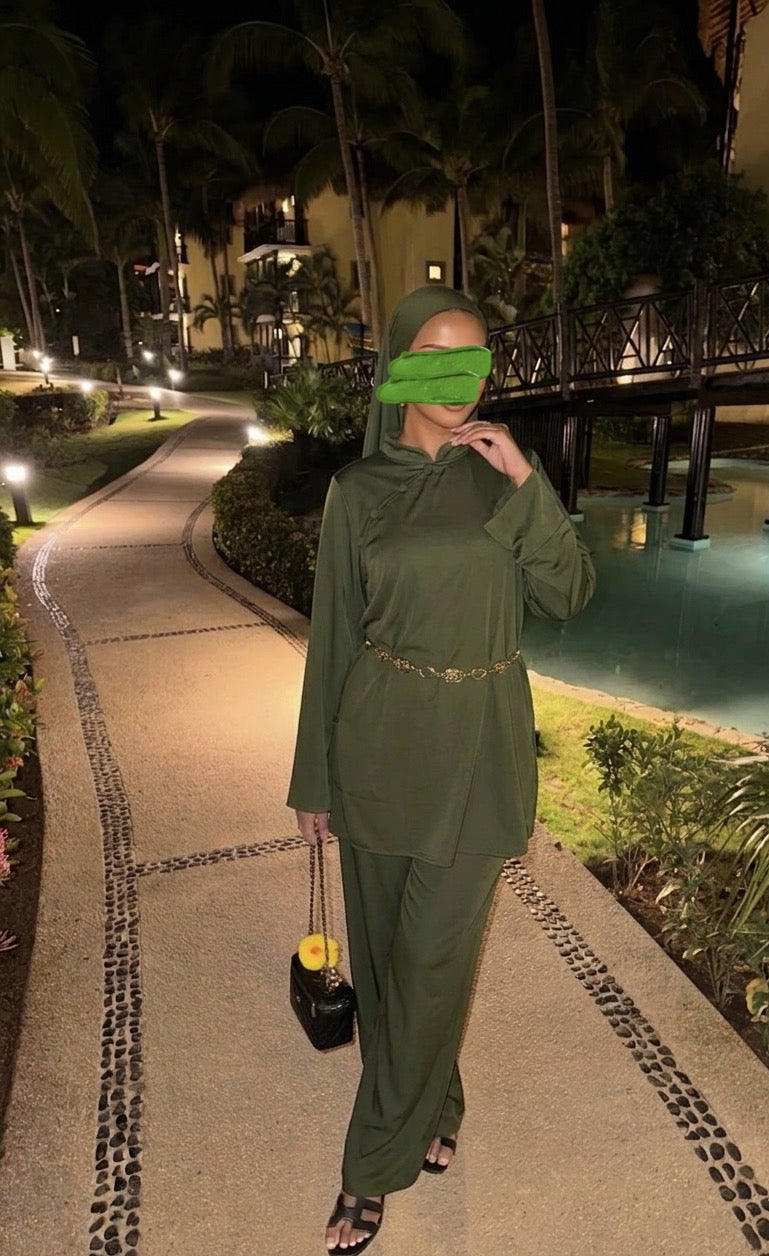 Burkini Élégance - Kaki