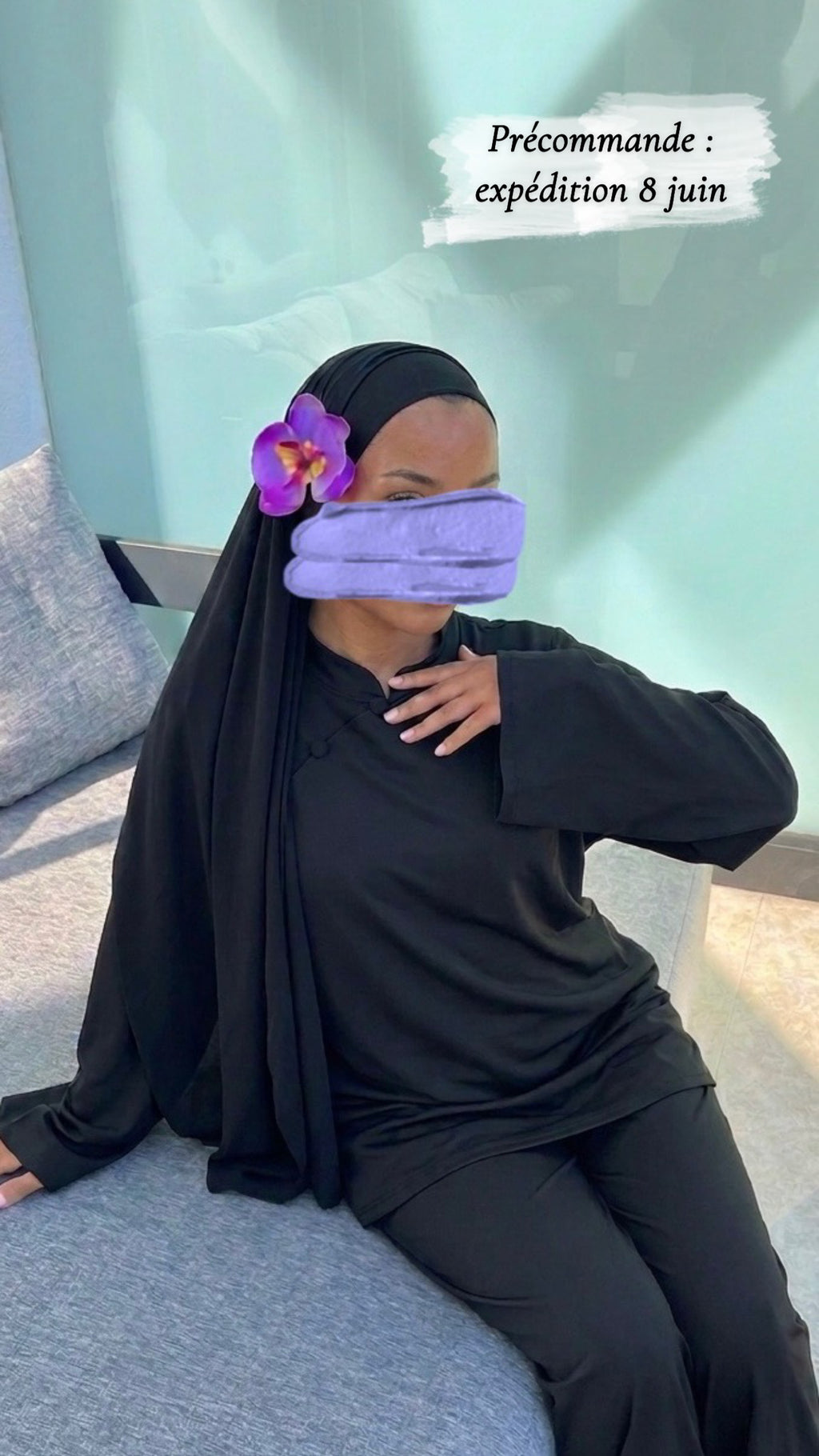 Burkini Élégance - Noir