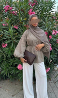 Blouse Nora - taupe