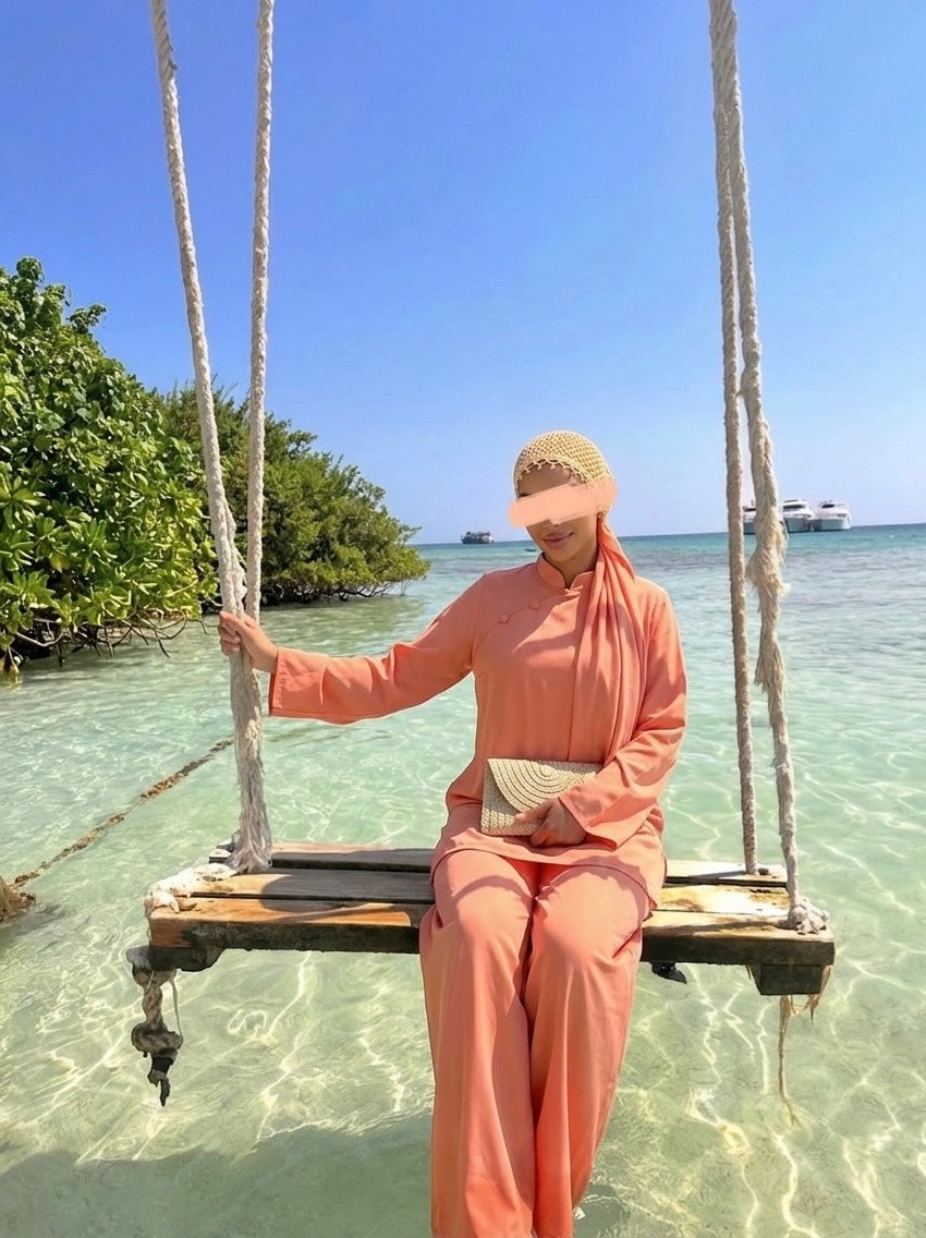 Burkini Élégance - pêche