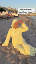 Burkini Élégance - Jaune pastel