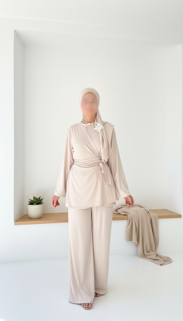 Ensemble burkini beige