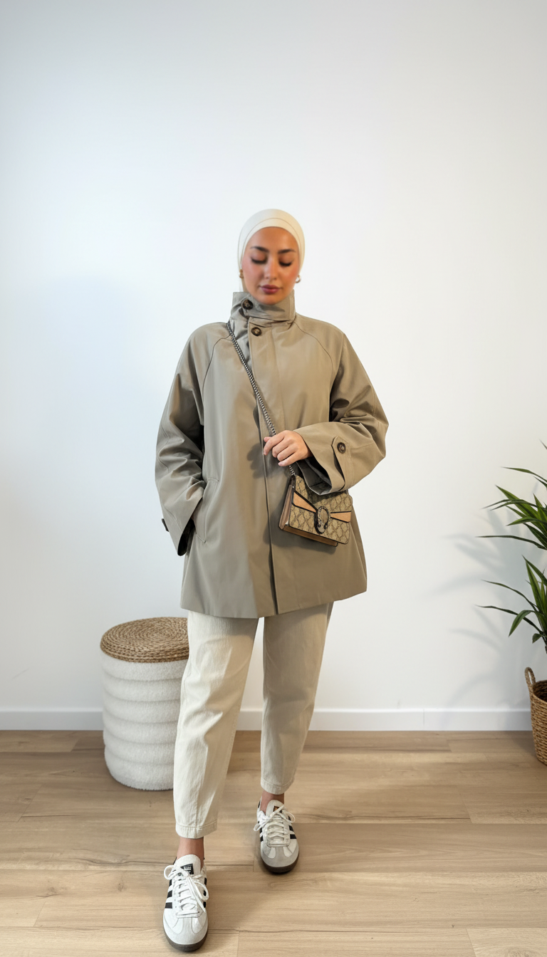 Trench court - Taupe