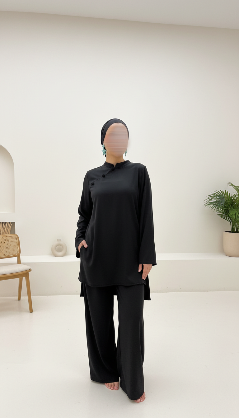 Burkini Élégance - Noir