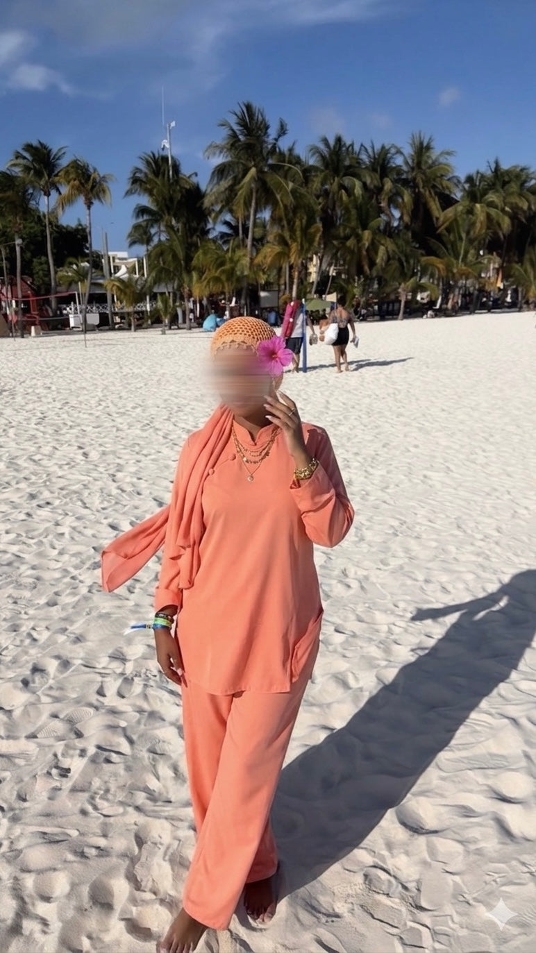 Burkini Elegance - peach