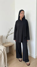 Burkini à zip - Noir